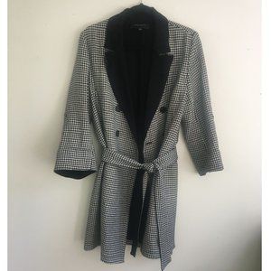 Ann Taylor Houndstooth Jacket M